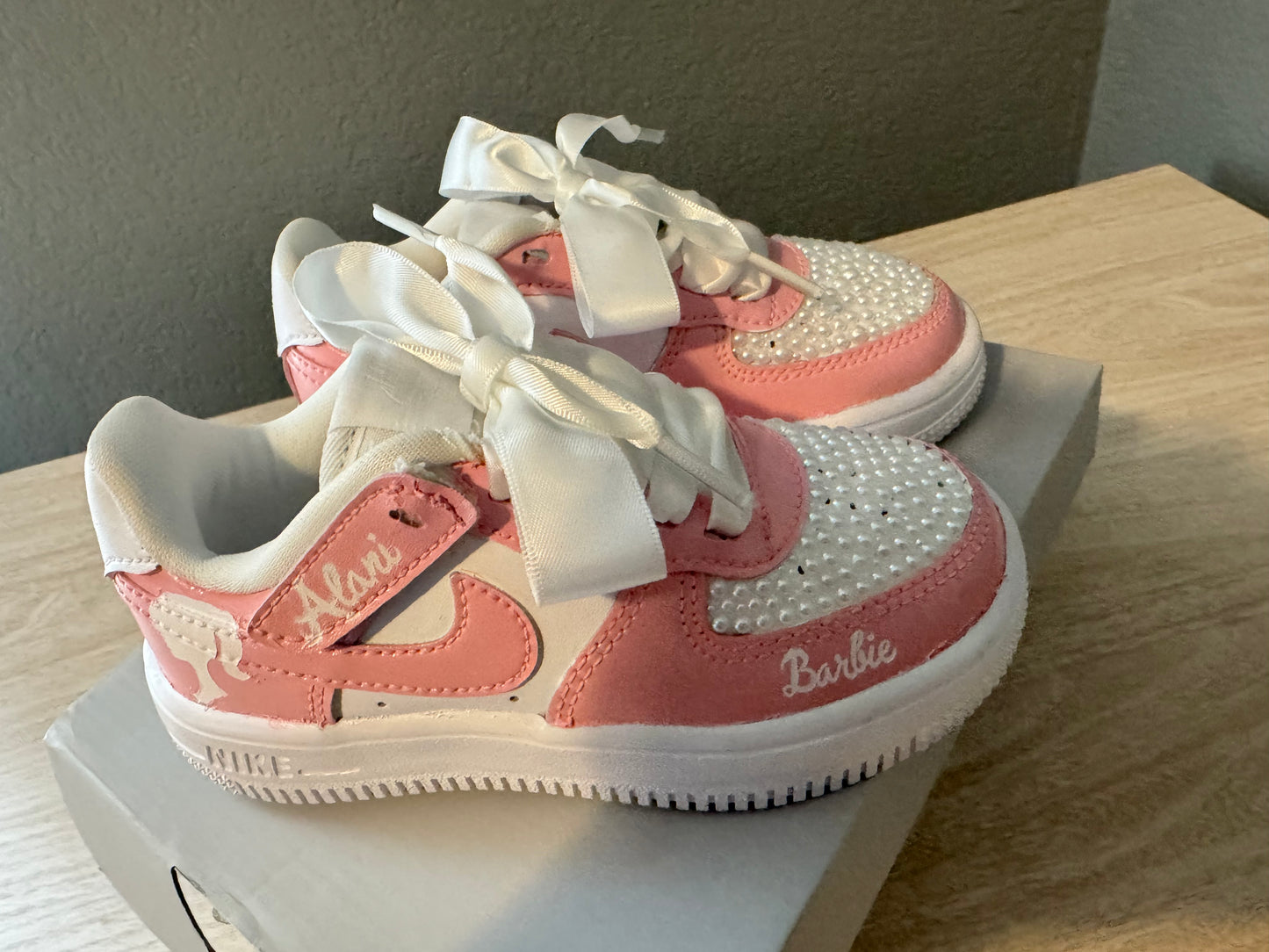 Customized Barbie Toddler Shoes