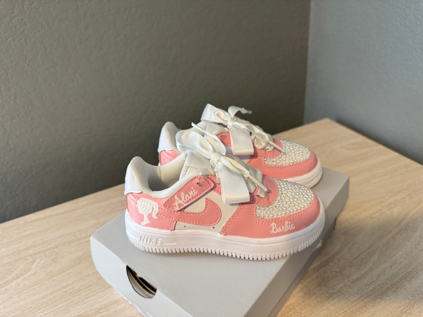 Customized Barbie Toddler Shoes